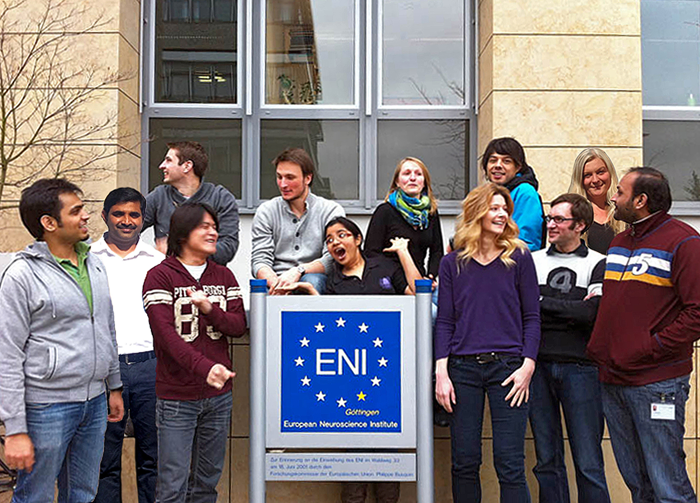 Das Forscherteam um Dr. Camin Dean © ENI/ Dean