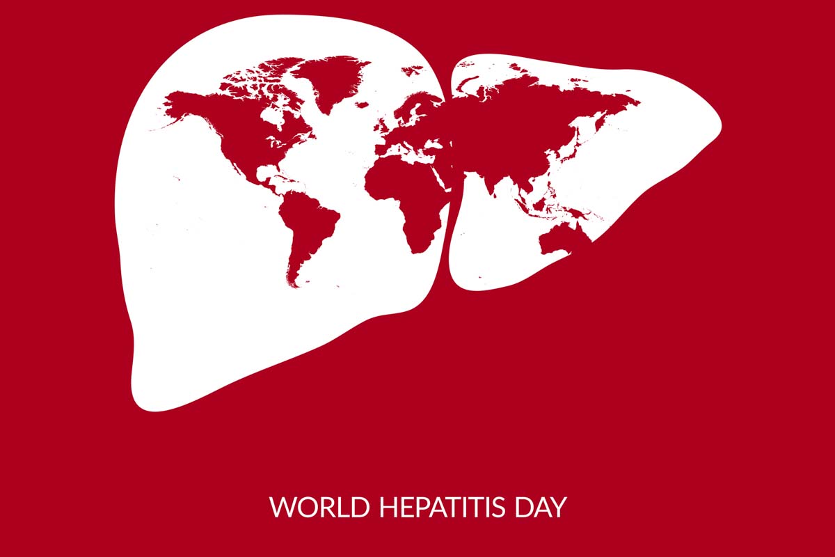 Abbildung zum Welt-Hepatits-Tag.