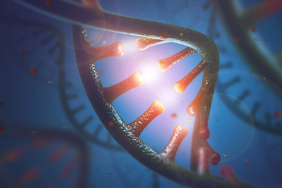 Symbolbild DNA-Strang.