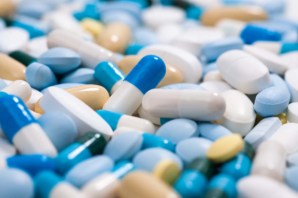 Tabletten und Kapseln mit Antibiotika